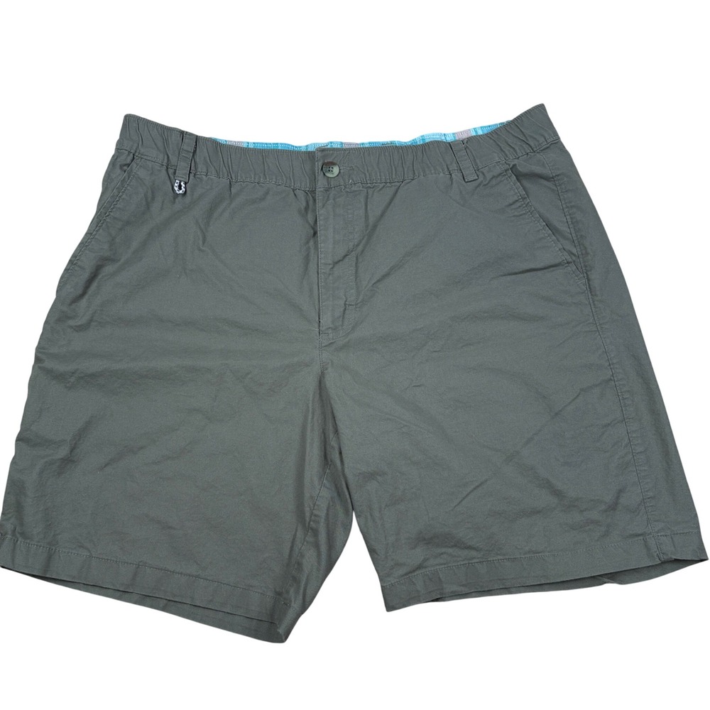 Columbia PFG Bonefish Fishing Shorts Mens 40 Olive Green Outdoor Utility 2033281